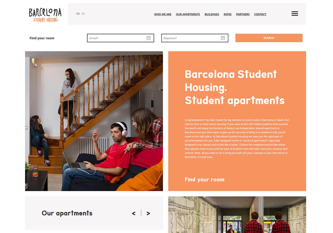 Campaña intensiva durante el verano para Barcelona Student Housing