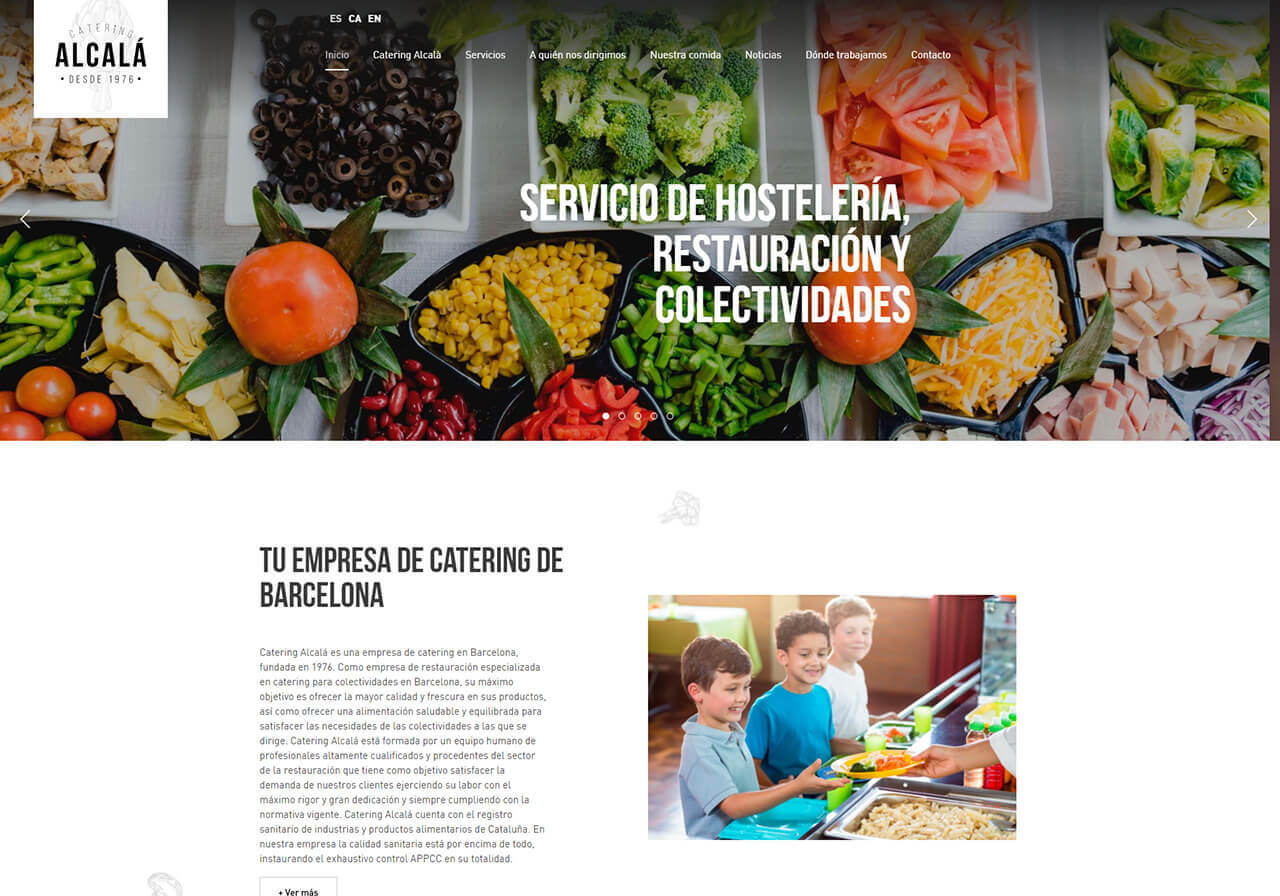 Nuevo cliente de posicionamiento web: Catering Alcalá