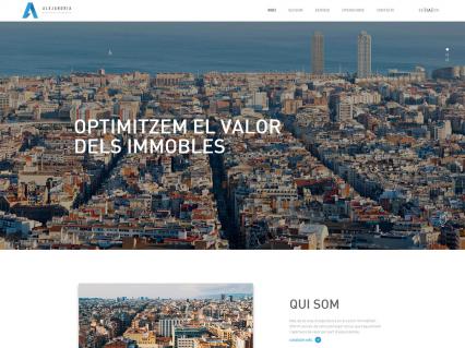 Diseño web para agencia inmobiliaria de Barcelona