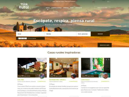 Diseño web y SEO para la web Think Rural