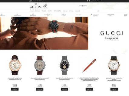 Diseño web y marketing online para Joyería Aurum