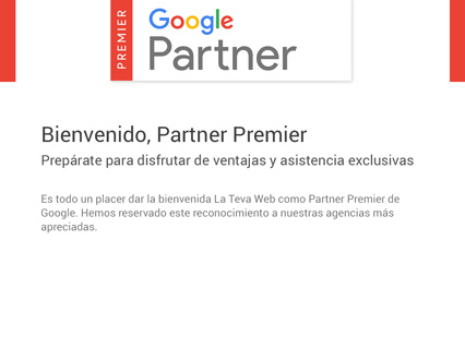 La Teva Web, agencia Google Partners Premier