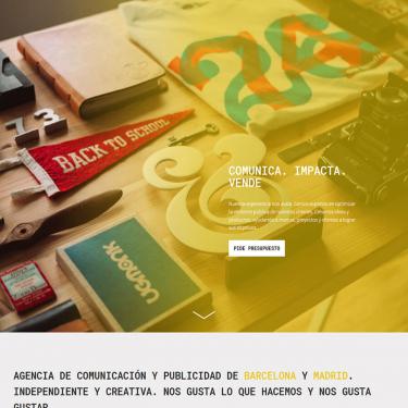 Nueva web para la agencia de comunicación de Barcelona V3rtice