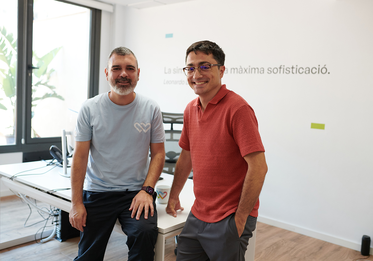 Francesc Sànchez y Bruno Díaz, de La Teva Web