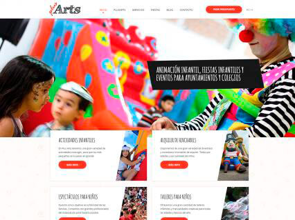 Diseño web y SEO para Plus Arts