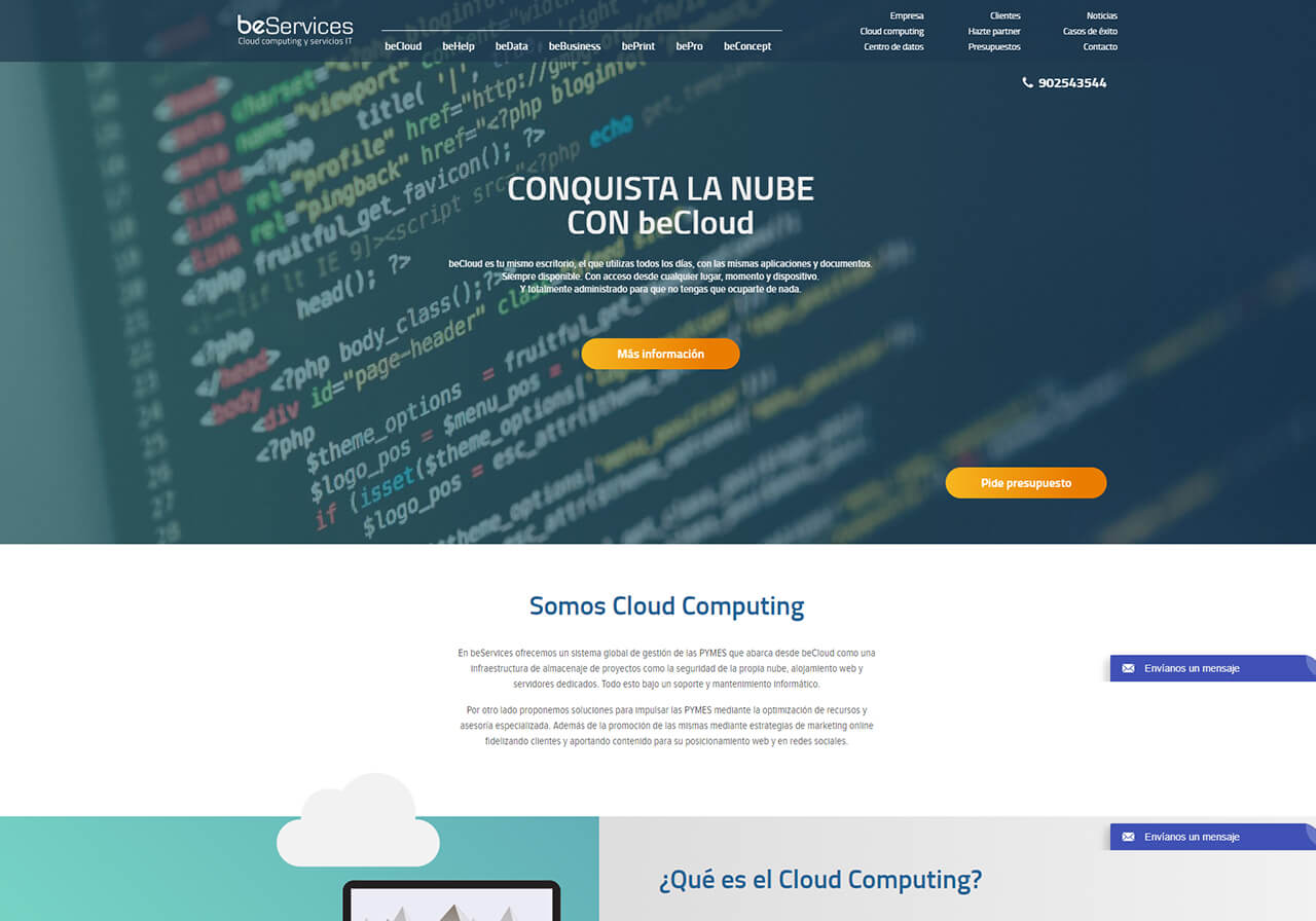 Web empresa cloud computing