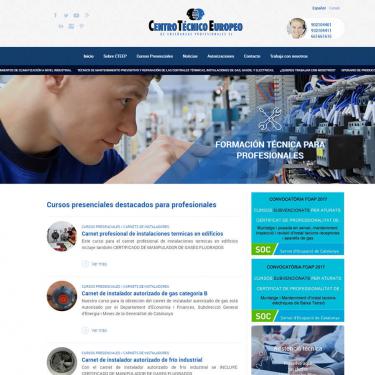 Nuevo diseño web para el Centro Técnico Europeo