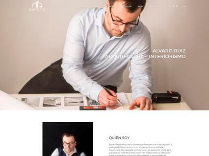 Diseño web para Álvaro Ruiz Arquitectura