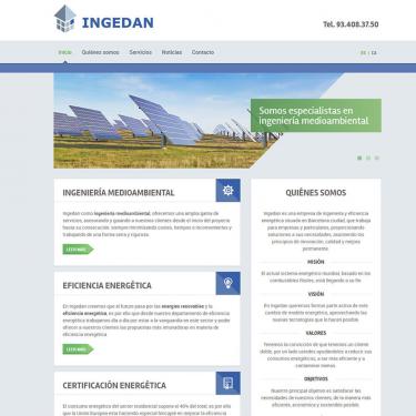 Diseño web y marketing online para Ingedan