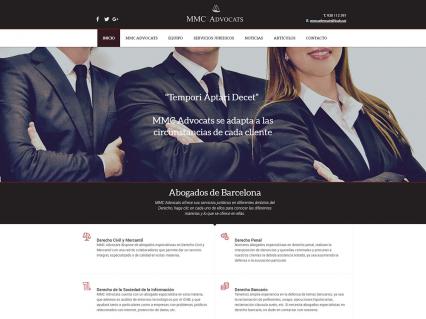 Diseño web para abogados penalistas, laboralistas y civil en Barcelona