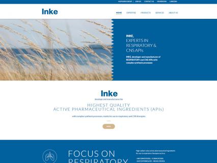 Diseño web para la farmacéutica INKE