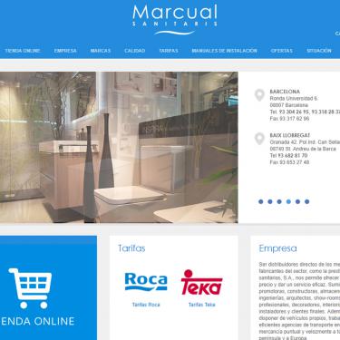Diseño web para Marcual