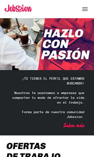 diseño web responsive jobssion