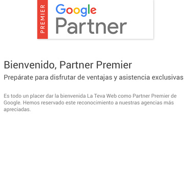 La Teva Web, agencia Google Partners Premier