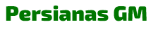 logotipo persianas gm