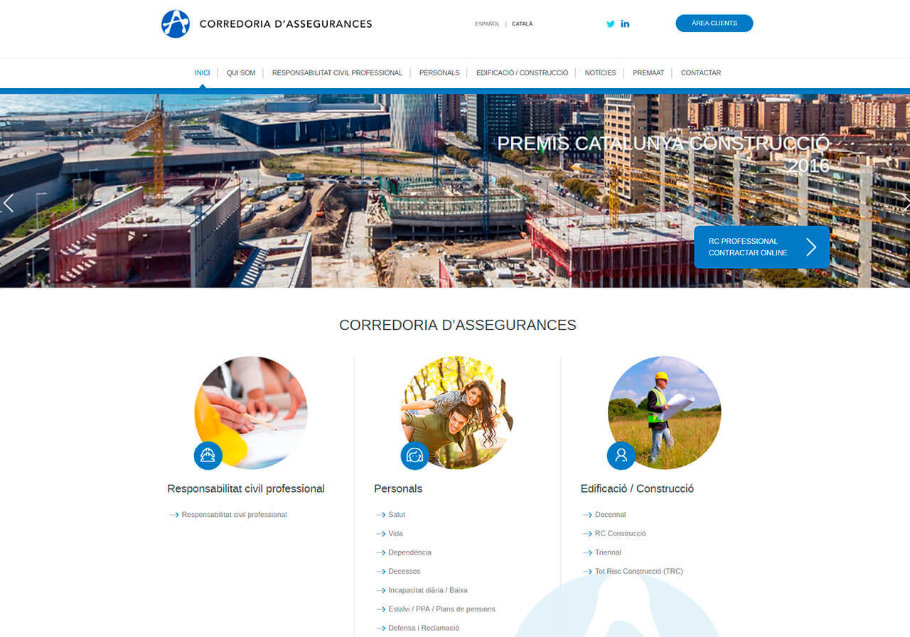Diseño web y SEO para ASP Correduría de seguros