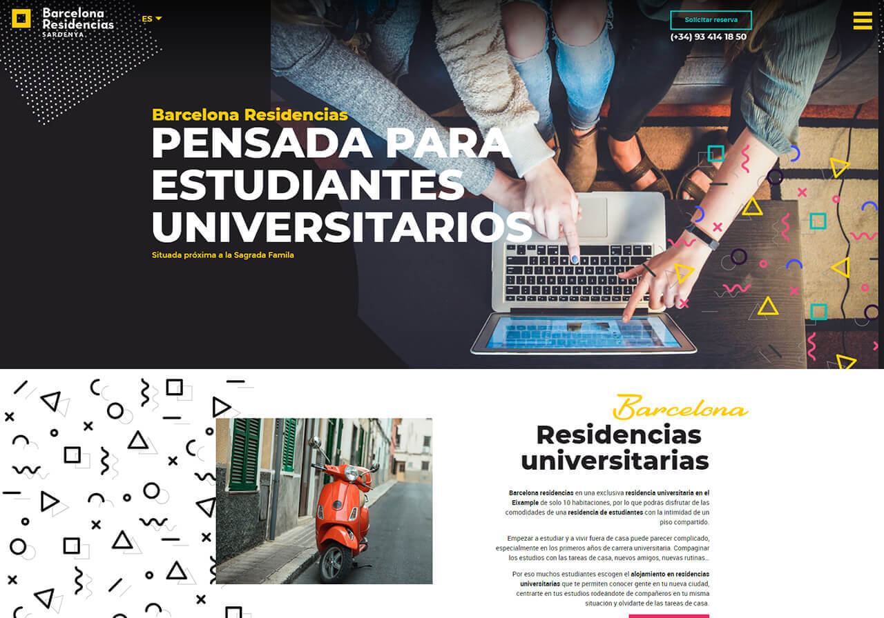 Web para residencia estudiantes