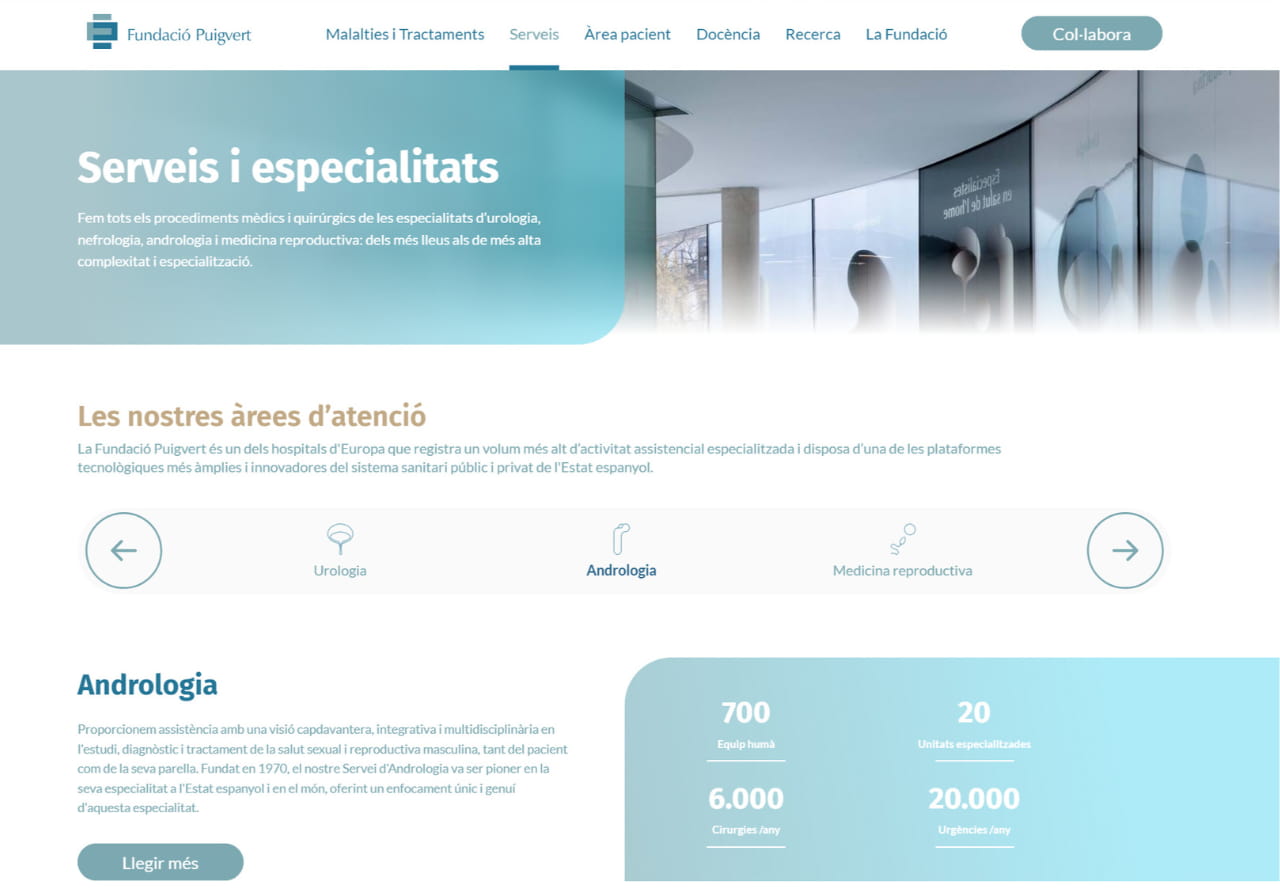 Servicios Fundación Puigvert