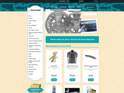 Diseño tienda online Pescaworld