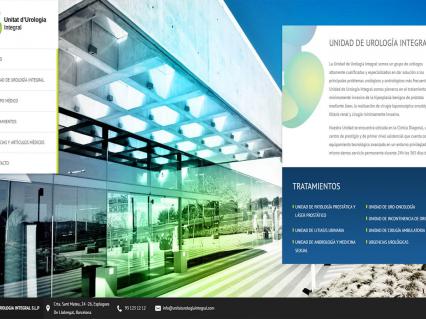 Diseño web para la Unidad de Urología Integral de Barcelona