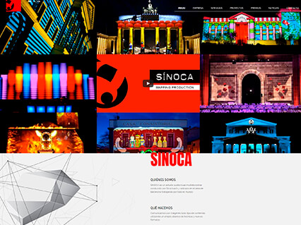 Sinoca Studio: Mapping video en Barcelona