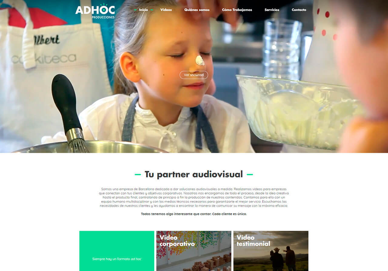 Nuevo diseño web para Adhoc