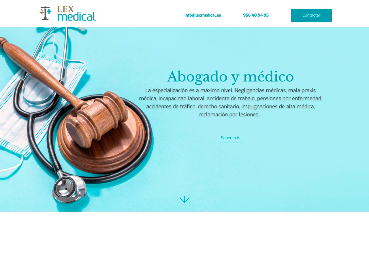 Diseño Web para Lex Medical