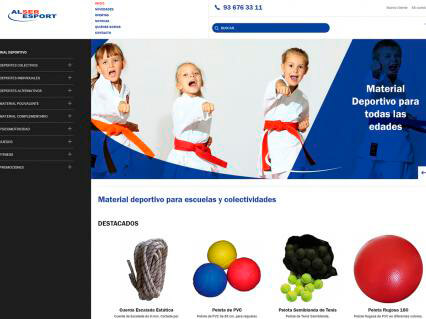 Renovar la botiga online i SEO per Alser esport