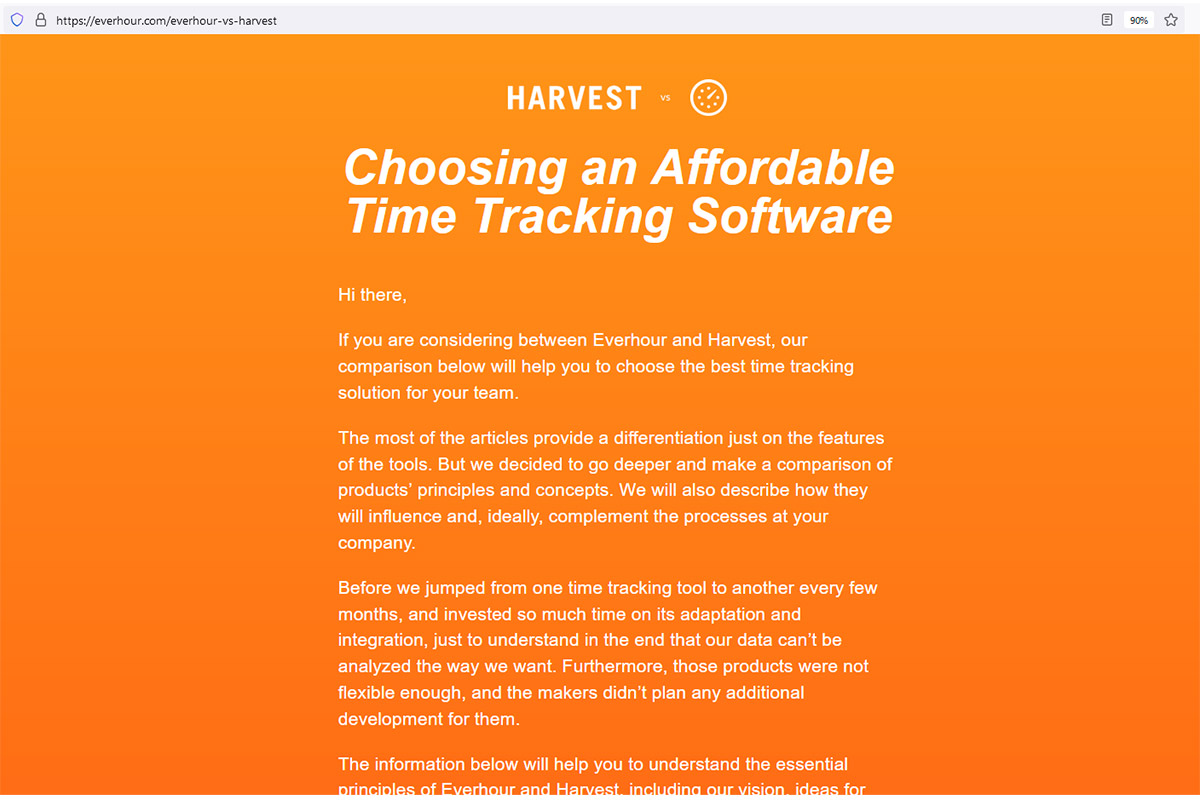 Seo y harvest app