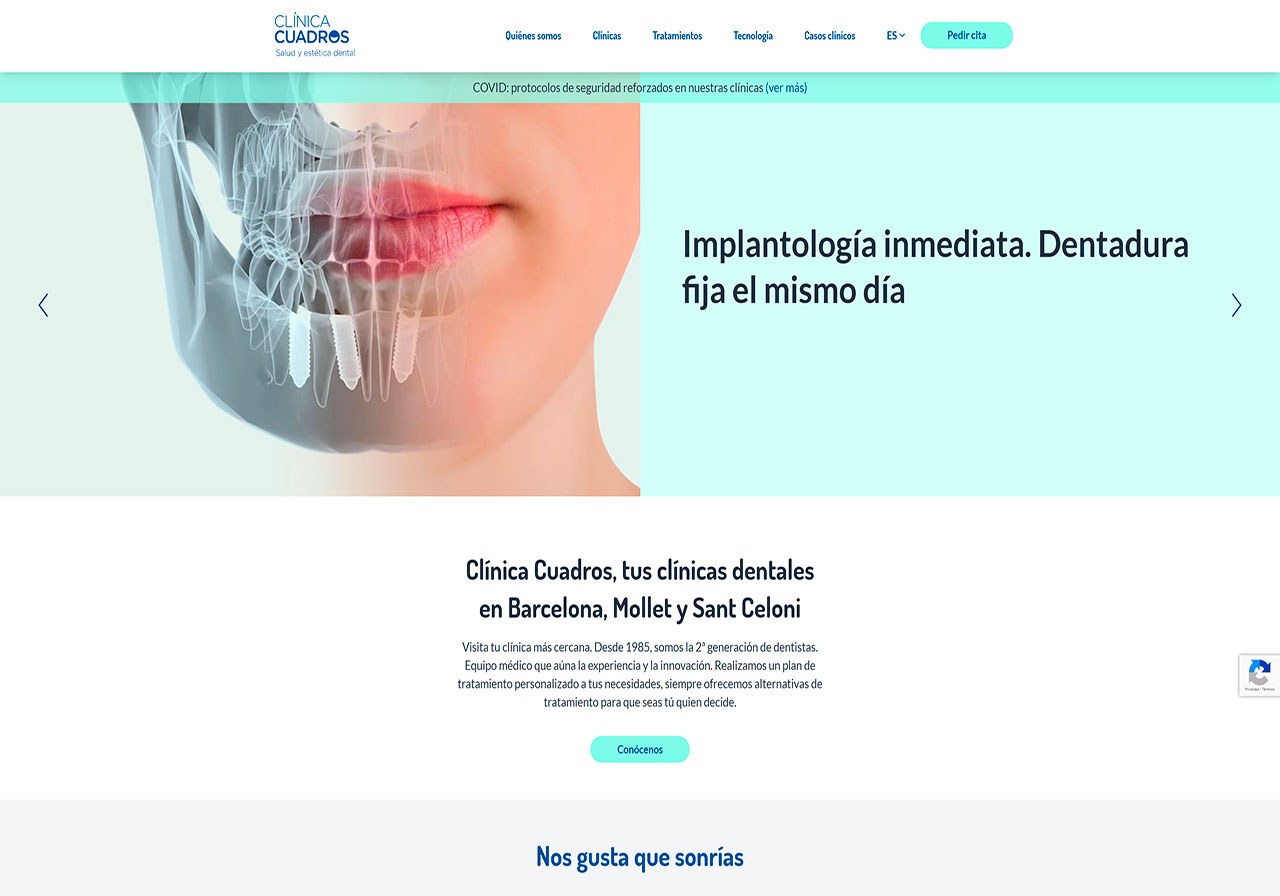 Web clíniques dentals