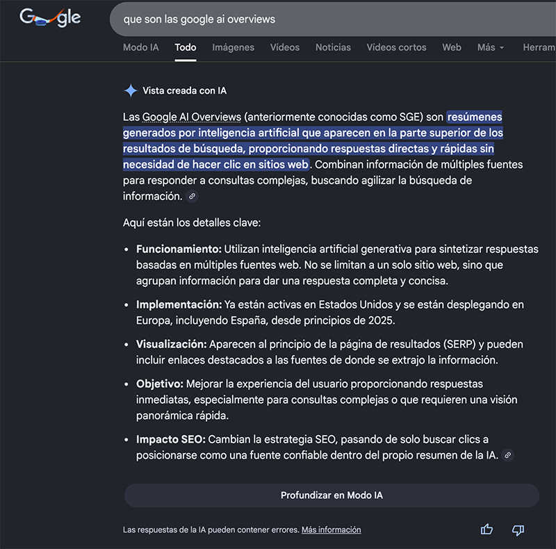 Google AI Overviews GAIO