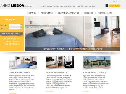 New web design: Living Lisboa
